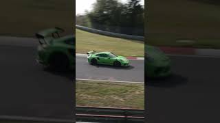 La Manzanita verde rompiendo records porsche vs gt3 nurburgring nordschleife greenhell [upl. by Minna]