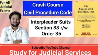 Interpleader Suits CPC  Section 88 of CPC  Vishal Singh  Judiciary  Law  Order 35 cpc [upl. by Hsital]