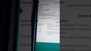 Défaut P2463 VW 16 TDI Solution avec LaunchDiagzone ou Vcds [upl. by Emlynne]