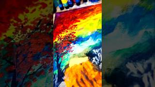 Impressionism Acrylic Artwork Drawing my mind onto paper art acrylicpaintingartistpainting [upl. by Lanta]