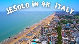 Jesolo Center Walking Tour  Venezia Italy 4k [upl. by Hgielyk]