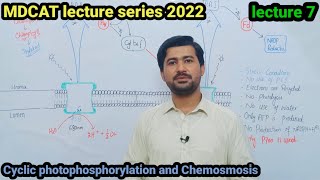 cyclic photophosphorylation and Chemosmosis Mdcat lectures series 2022 [upl. by Aleac]