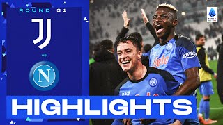 JuventusNapoli 01  Stoppage time drama in Turin Goals amp Highlights  Serie A 202223 [upl. by Yhtnomit]