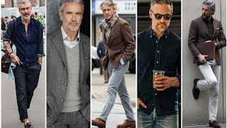 Older Men Fashion 2024  Older Men Outfit Ideas  Best Older Man Outfits  Just Mens Fashion 2024 [upl. by Iz]