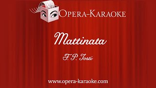 Mattinata G Karaoke Accompaniment [upl. by Ikim]