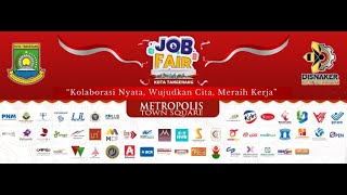 Jobfair Disnaker Kota Tangerang 14  15 Agustus 2024 [upl. by Eanom]