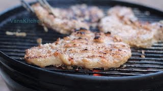 Cách làm sườn nướng ngon Grilled pork chops with lemongrass marinade [upl. by Yeslah]