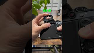 How to replace EVF eyecup for Sony A7 III [upl. by Ahsircal991]