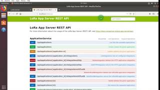 Setup Loraserver 3  Get data with API  HTTP Integration [upl. by Moule]