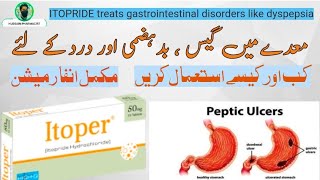 Itoper tablet uses for acidity and abdominal pain  peptic ulcer  How to use itopride tablet [upl. by Bedad347]