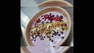 berries berry curd smoothie garnola oats healthy healthyfood [upl. by Eseerehc324]