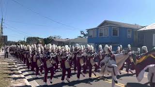 BCU marching wildcats Tampa MLK Parade sequence 1 2023 [upl. by Ettennat]