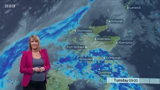 Scotland weather forecast Kirsteen MacDonald BBC May 13th 2024 [upl. by Ennairol]