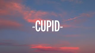 FIFTY FIFTY  Cupid Twin Version Sped Up  TikTok Remix Lyrics [upl. by Akeryt]