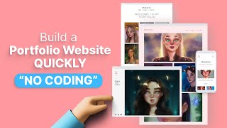 Build A Portfolio Website Quickly  No Coding Required  1Month Free Carbonmade Pro [upl. by Atahs]