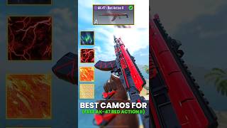 Best Camos for Free AK47 Red Action 2 in CODM [upl. by Genesia]