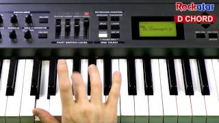 D chord on Keyboard [upl. by Sirrom]