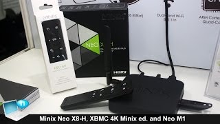 Minix Neo X8H XBMC 4K Minix edition and Neo M1 [upl. by Gelya454]