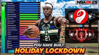 NBA 2K25 BEST LOCKDOWN BUILD  COMPPROAM LOCK [upl. by Eniawed]