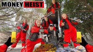 PARKOUR VS MONEY HEIST Money Heist plots to kill Boss to avenge his wifes murder  Epic POV [upl. by Glennon688]