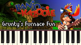 Gruntys Furnace Fun  Banjo Kazooie Synthesia [upl. by Takeo]