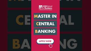 Apply now for for MCB 2025  Master in Central Banking  ASB [upl. by Carlen]