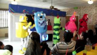 Yo Gabba Gabba Themed Birthday Party Skit 12 [upl. by Allekim724]