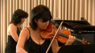 Matin by Mel Bonis performed by the Zirna Piano trio [upl. by Anirrok]