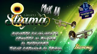 GRUPO STYGMA  ENGANCHADOS MIX II KaraOke HD quotEN VIVOquot [upl. by Onek]