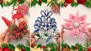 Christmas Craft Ideas 🎅 3 Ideas Christmas Tree Decorations 🎁 DIY Christmas Craft 2023 [upl. by Gardel]