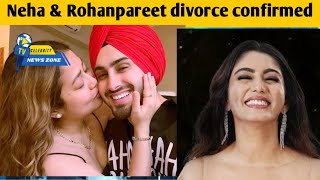 Neha Kakkar amp Rohanpareet divorce confirmedNeha Kakkar rohanpreetsingh sanamaqbual ytshorts [upl. by Akkinahs]