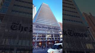 The New York Times Building usa new music news newyork travel shorts [upl. by Charlene]