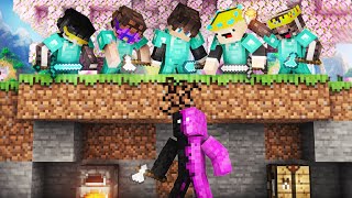 Minecraft Speedrunner VS 5 PRO Minecrafters [upl. by Ecidna]