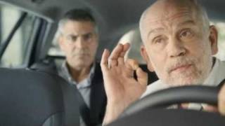 Malkovich and Clooney  Nespresso 2010 Cab Ride version 1 spanish subs [upl. by Yelhak545]