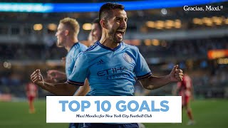 NYCFC Top 10 Goals  Maxi Moralez [upl. by Eojyllib]