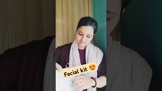 Facial kit for diwali 🎇🪔😍shortvideo youtubeshorts [upl. by Aylsworth537]