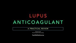 Lupus Anticoagulant LAC Practical Review [upl. by Nochur162]