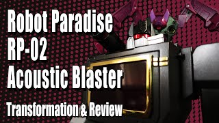 Robot Paradise Fans Toys Acoustic Blaster amp Nightbat Soundblaster amp Ratbat Rock FX Review [upl. by Nyrual240]