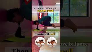 Easy way to do Crow pose  sanatana motivation yoga crowpose ytshorts world [upl. by Nylyoj]