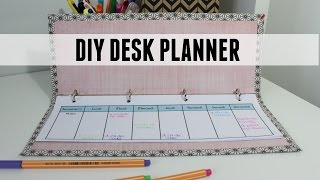 DIY faire un desk planner  semainier [upl. by Jonette]