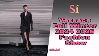 Versace Fall Winter 2024 2025 Fashion Show  4K [upl. by Mitman]