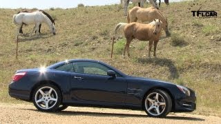 2013 MercedesBenz SL550 Roadster Review amp Drive [upl. by Aennaej]