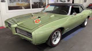 1969 Pontiac GTO  CONVERTIBLE  4 SPEED  FACTORY AC [upl. by Anoed960]