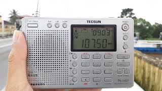 Bernama Radio FM 1075MHz Gunung Pulai received in Mersing Johor [upl. by Sallad335]