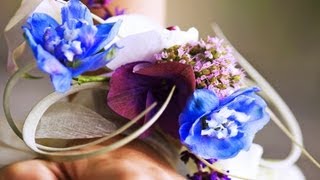 4 Tips for a Modern Wrist Corsage  Wedding Flowers [upl. by Jankey]