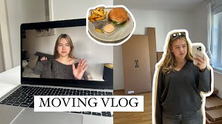 Moving vlog  Moving into my first apartment 🤭 [upl. by Tijnar]