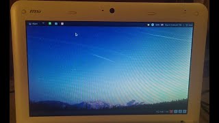 plainDE на MSI Wind U100 Arch Linux 32 [upl. by Ardle]