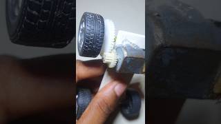 amazing Dc Motor Car  Science Project With 4 volt motor amazing car shorts science [upl. by Lleze]