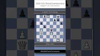 Ding Liren vs Gukesh D 2024 FIDE World Championship Round 4 ½½ [upl. by Krischer659]