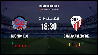 KUOPION ELO  GAMLAKARLEBY BK KOKKOLA  MIESTEN KAKKONEN  LA 2392023  KLO 1830 [upl. by Ahsyle]